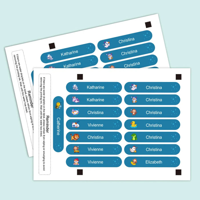 NameSplash™ Personalized Kids Sticker Labels